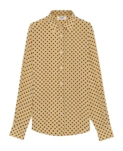 Celine Polka Dot Silk Shirt
