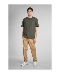 Golden Goose T-shirt In Green Cotton -Off-White Sales Store 6d9ea3fc4c75a93f3c985a97246a0c42