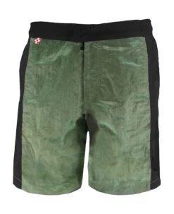 MC2 Saint Barth Military Green Swim Shorts With Contrast Lateral Band