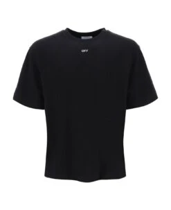Off-White Crew-neck T-shirt With Off Print