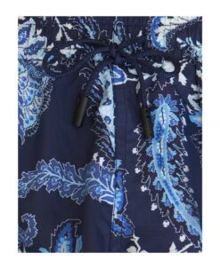 Etro Navy Blue Swim Shorts With Floral Paisley Print -Off-White Sales Store 744561ca4ccba9165d500ecaf875e785