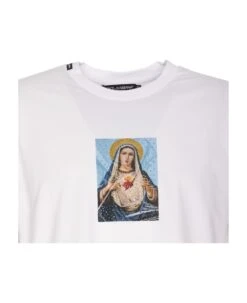 Dolce & Gabbana Printed T-shirt With Termostrass -Off-White Sales Store 7de86a1b2621db6fb8a759cb24a8fb40