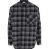 Off-White Cotton Logo Plaid Shirt -Off-White Sales Store 7e15c154bc405ba08f03698b63626323