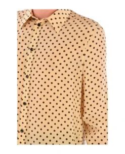 Celine Polka Dot Silk Shirt -Off-White Sales Store 8181d9e27e6e5b11e98abd36b5b56ecd