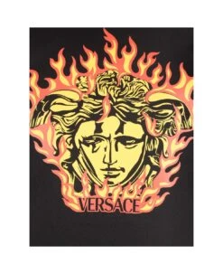 Versace Black "fiamma Medusa" T-shirt -Off-White Sales Store 81c77a4cf143636b0ea9fd9d176ea0cf