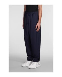 Acne Studios Pants In Blue Viscose -Off-White Sales Store 82bf9217867bd56865d1437480a68959