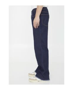 Lanvin Blue Denim Jeans -Off-White Sales Store 878f3245480a17eb99f182f112a5bab0