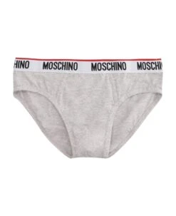 MOSCHINO Set Of Three Logo Band Briefs -Off-White Sales Store 88d8bd89e81106ab51d4df2e209903dd