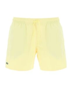 Lacoste Logo Patch Swim Shorts