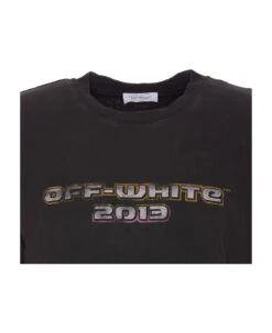Off-White Oversize T-shirt With Logo And Print -Off-White Sales Store 8c66fbce26f3482bdfb199a580f1d579