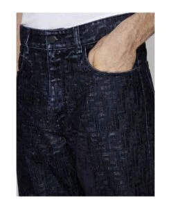 FENDI Ff Lame' Denim Jeans -Off-White Sales Store 8df48b63d4d2d6f23f50d33a01355bb2