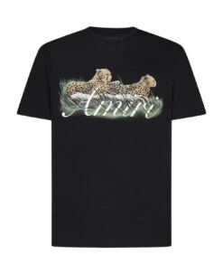 Amiri Cheetah Logo Cotton T-shirt