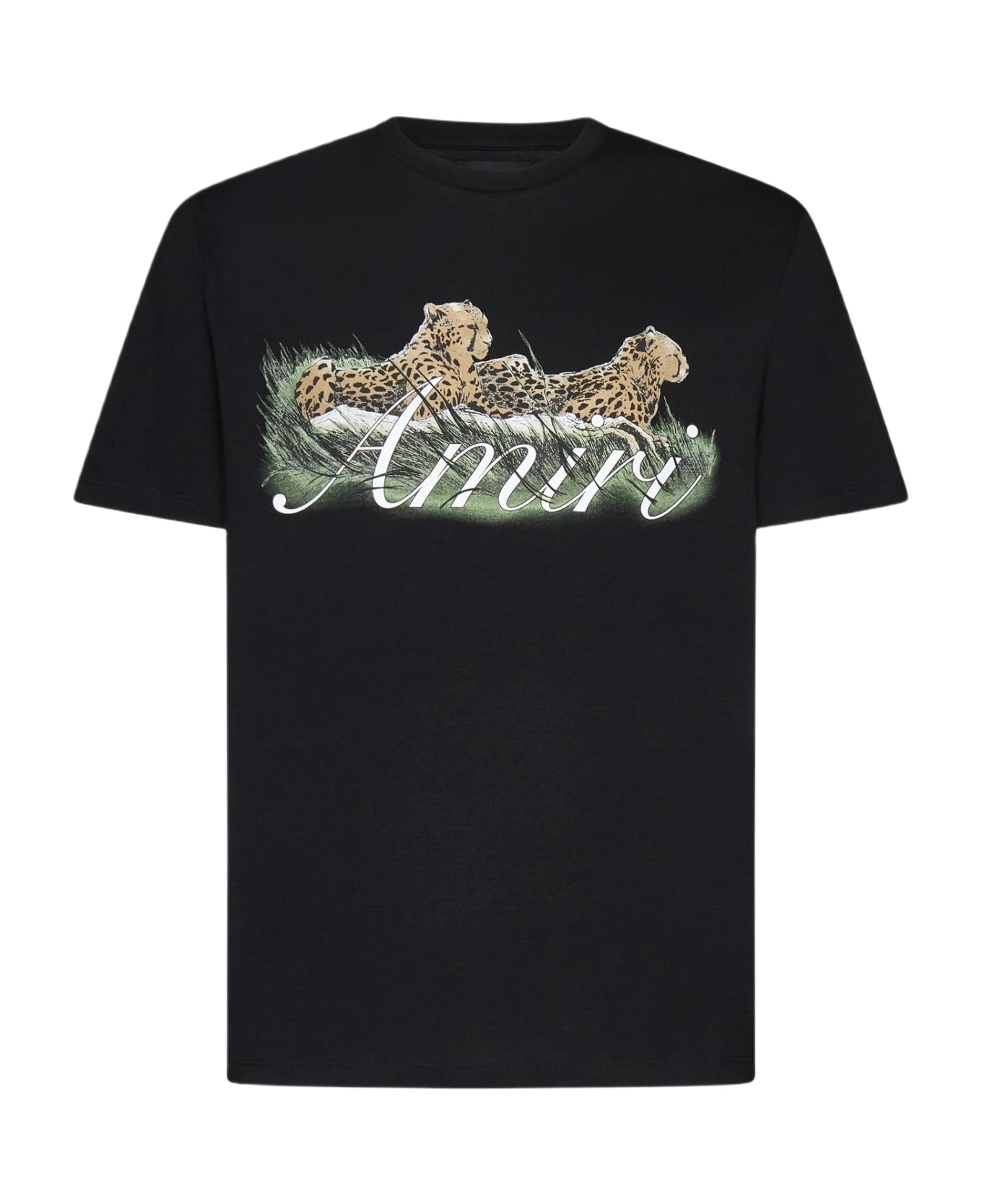 Amiri Cheetah Logo Cotton T-shirt 3 Amiri Cheetah Logo Cotton T-shirt