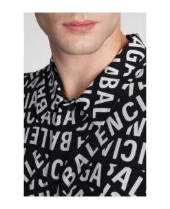 Balenciaga Shirt In Black Polyamide Polyester -Off-White Sales Store 8ef0950a7915e2be8eee05afa2a85a0c