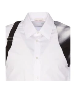 Alexander McQueen Solarised Flower Harness Shirt -Off-White Sales Store 8febe23cf163f95a22a512e0119a9a51