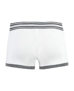 Dolce & Gabbana Logoed Elastic Band Cotton Trunks -Off-White Sales Store 90972fba27a79a378c6204212bb7f85a