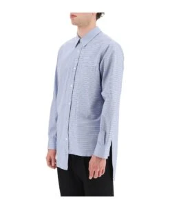 Lanvin Asymetric Striped Shirt -Off-White Sales Store 91d931500d4421d17695dff450caee9f