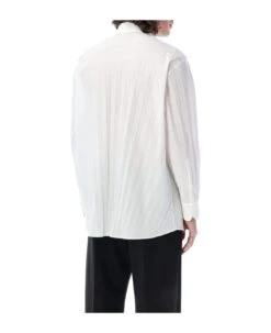 Valentino Garavani Pleated Cotton-blend Shirt 9 Valentino Garavani Pleated Cotton-blend Shirt -Off-White Sales Store 92346156706695f40619fca6a44ae6c5