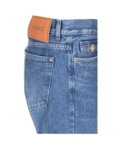 Versace Straight Leg Jeans -Off-White Sales Store 94ec28ac20ff5e289a944627ece4468f