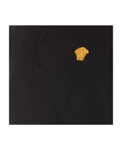 Versace Embroidered Medusa Polo T-shirt -Off-White Sales Store 9534b3a060a4dce87cd0a29458706640