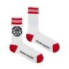 Alexander McQueen Logo Embroidered Striped Socks -Off-White Sales Store 954900d6f46255c63db88a8af34f8215