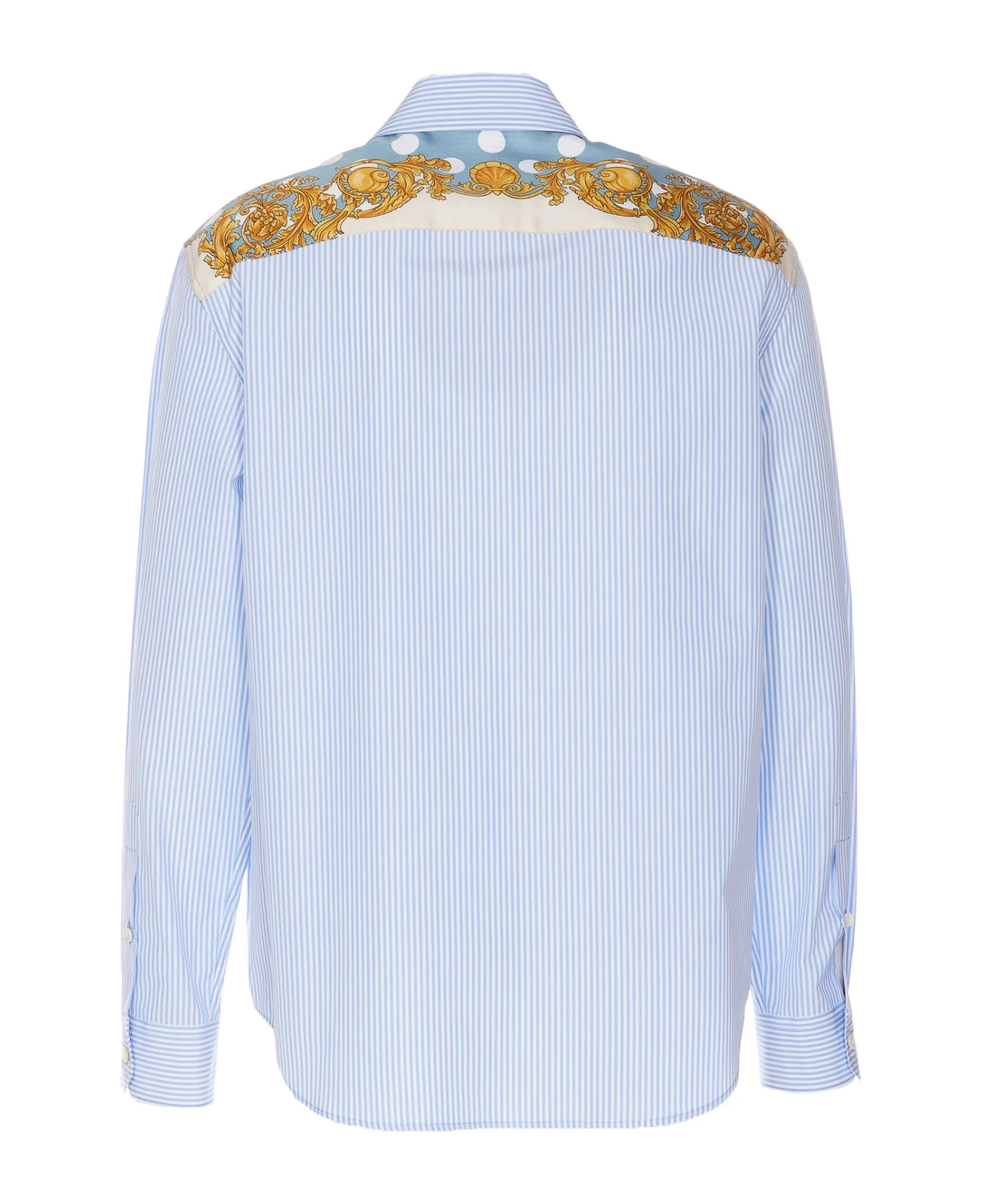 Versace Striped Seashell Barocco Shirt 4 Versace Striped Seashell Barocco Shirt - Image 2