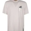 FENDI Ff Block Embroidered T-shirt -Off-White Sales Store 9685e047544bc65757532252530c51d4