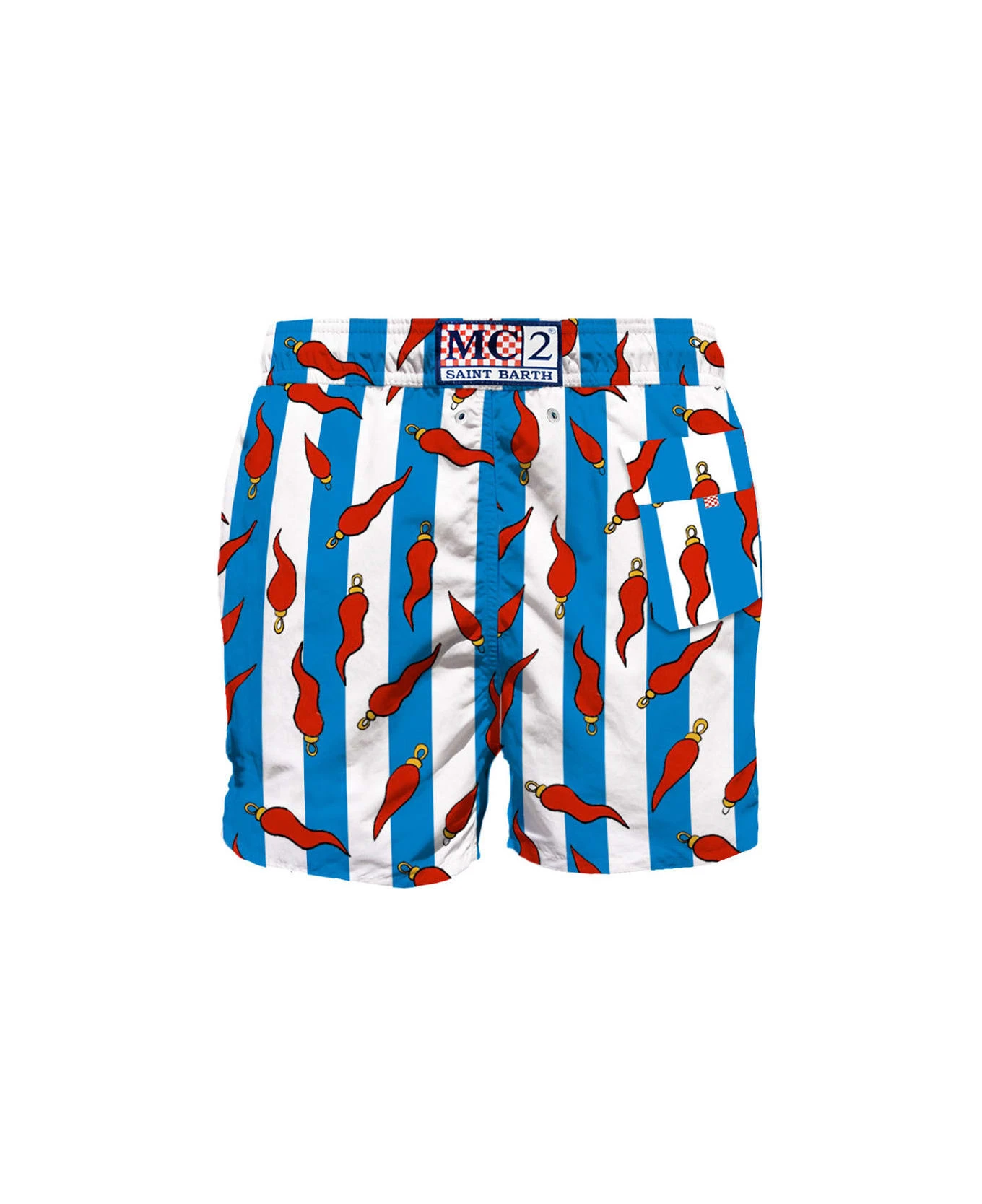MC2 Saint Barth Mid-length Swim Shorts With Lucky Charms Print 4 MC2 Saint Barth Mid-length Swim Shorts With Lucky Charms Print - Image 2