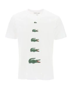 Comme Des Garcons X Lacoste Crocodile Print T-shirt