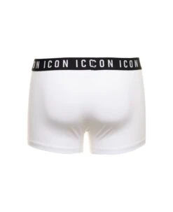 DSQUARED2 D-squared2 Man's White Stretch Cotton Briefs With Logo -Off-White Sales Store 98dd7f90e558aba8639c1d04e6cb0959