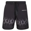 Vision Of Super Black/gray Flames Swim Shorts