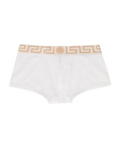 Versace Fine Cotton Trunks With Elastic Band