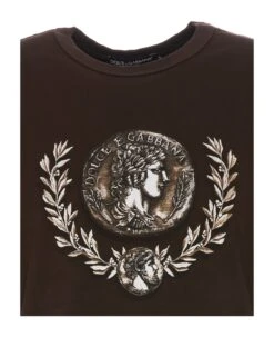 Dolce & Gabbana Coins And Laurel Print T-shirt -Off-White Sales Store 9d788ea004b011a46dc8f625ffa997b3