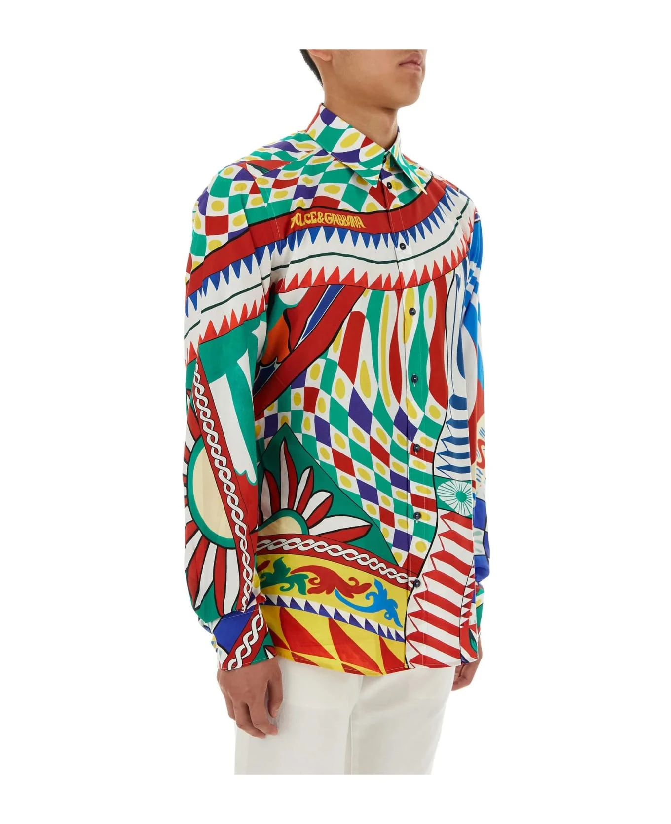 Dolce & Gabbana Printed Poplin Shirt 6 Dolce & Gabbana Printed Poplin Shirt - Image 4