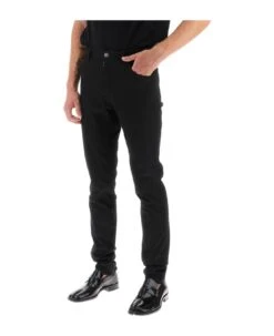 Maison Margiela Five-pocket Skinny Jeans -Off-White Sales Store a25df354746ad543beb6e4cf76c8b8a4