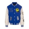 BARROW Blue College Bomber Jacket