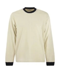 Stone Island Logo Printed Long-sleeved T-shirt