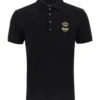 Dolce & Gabbana Piqué Polo Shirt With Lurex Embroidery
