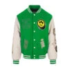BARROW Green College Bomber Jacket -Off-White Sales Store a9d88a06a5f62cecc9aad77928d83aad