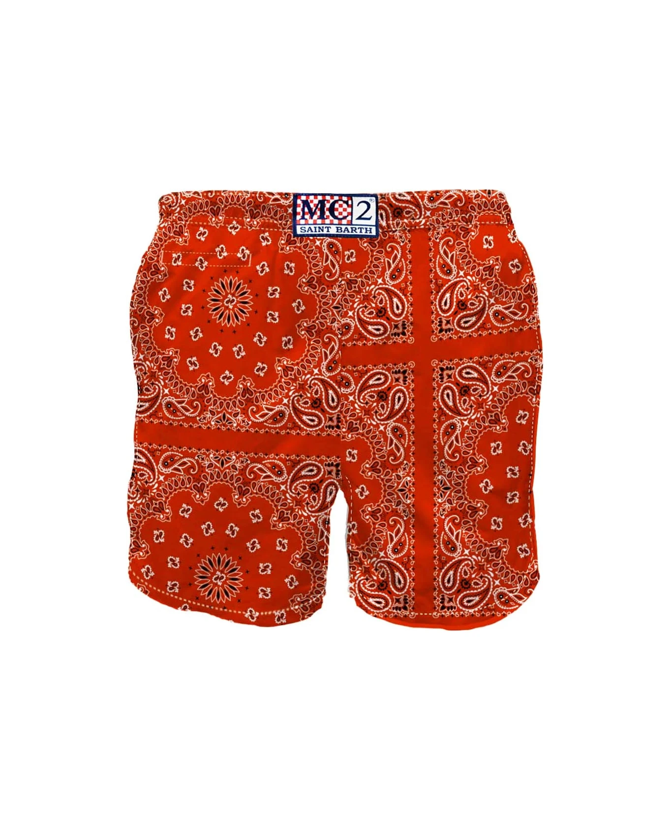 MC2 Saint Barth Red Man Swim Shorts 4 MC2 Saint Barth Red Man Swim Shorts - Image 2