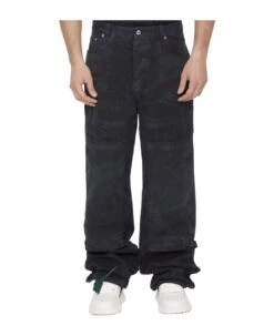 Off-White Cargo Pants In Canvas