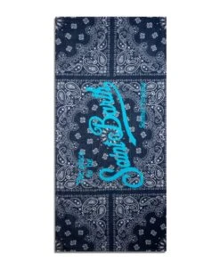 MC2 Saint Barth Beach Towel With Blue Bandanna Print -Off-White Sales Store af5d9e24f5b22332d922b5554dacb448