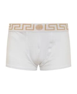 Versace Medusa La Greca Pack Of Two Boxer -Off-White Sales Store b12e63e3f976ece4359aef5d3fb11f9c