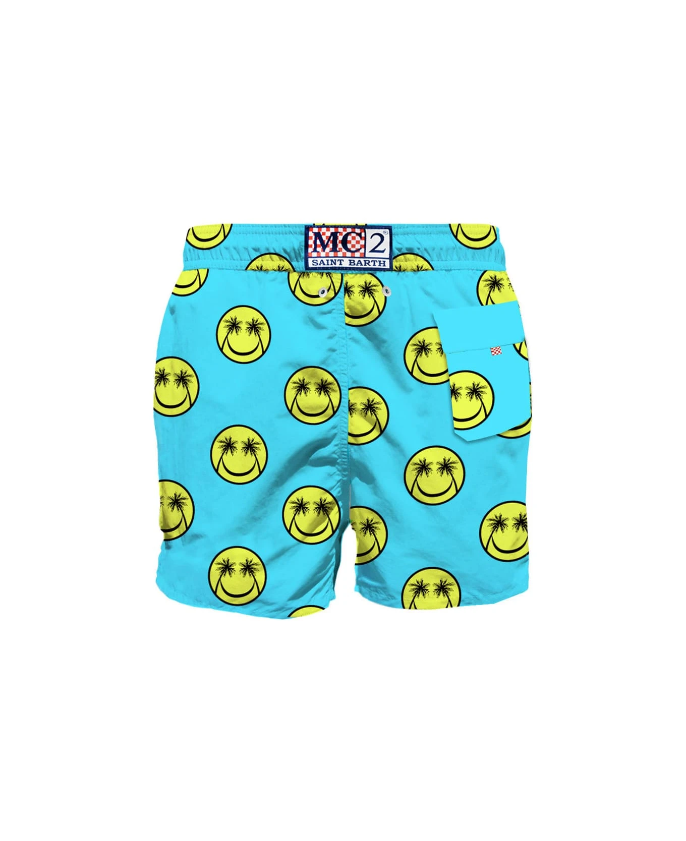 MC2 Saint Barth Palm Smile Mid-length Swim Shorts 4 MC2 Saint Barth Palm Smile Mid-length Swim Shorts - Image 2