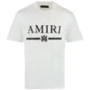 Amiri Ma Bar Logo Cotton T-shirt -Off-White Sales Store b2c735a5aeff0a8ba14d31103bd5f3ac