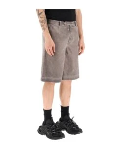 Dolce & Gabbana Vintage Effect Shorts -Off-White Sales Store b3029c420ea2c7afc55223a4c8925082