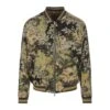 Etro Green Floral Bomber Jacket