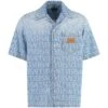 Versace Logo Detail Denim Shirt