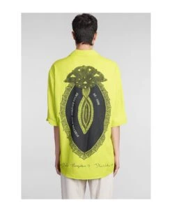 Acne Studios Shirt In Green Polyester -Off-White Sales Store b68228c3bc65c9d70caf5c2e21e5e002