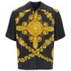 Versace Mascher Baroque Satin Polo Shirt -Off-White Sales Store b6c2d8ef18bd5d28893157c96f6de052